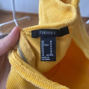 Short Yellow Forever 21 Dress
